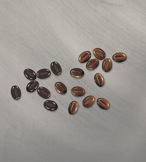 Kleine Schokostücke